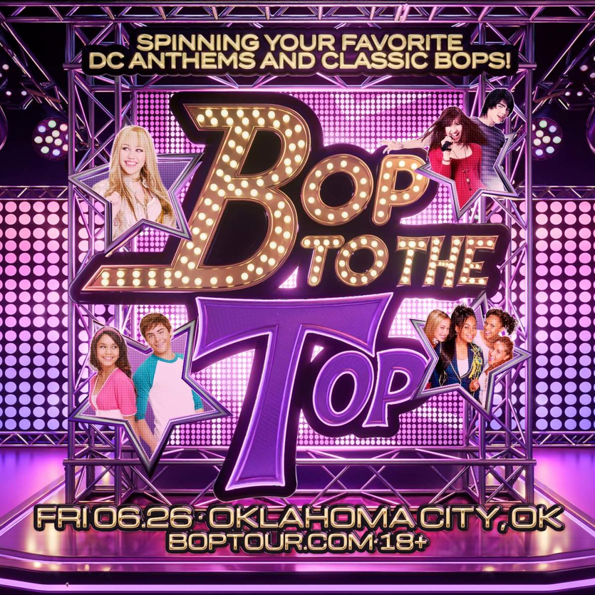 Bop To The Top live tour poster 2026